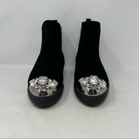 Miu Miu Embellished Chelsea Boots Size 8 - Picture 3 of 10